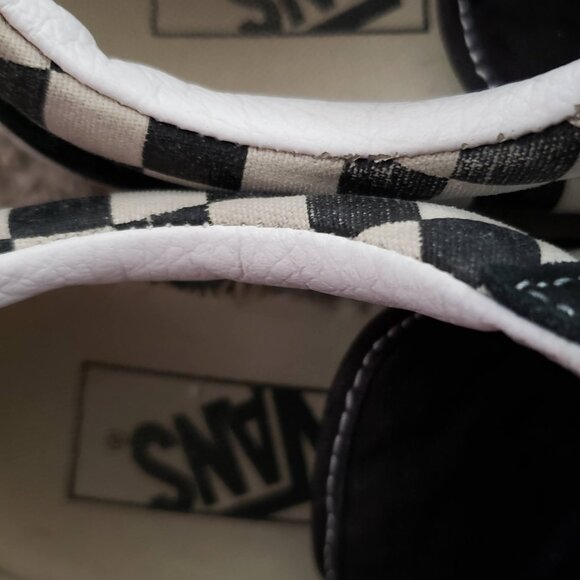 Vans Unisex Iconic Old Skool Checker Board Shoes Mens 7 Womens 8.5 gently worn - Picture 4 of 9